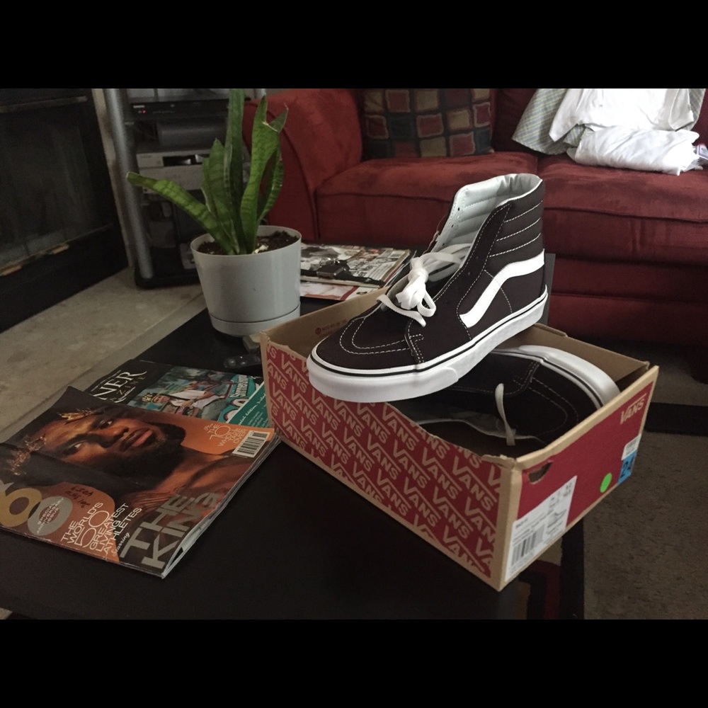 Chocolate Vans Brand new with box